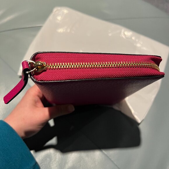 Kate Spade sweetheart hot pink leather Wellesley Planner Agenda - Picture 13 of 14